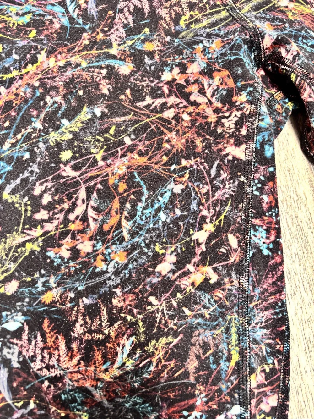 Lululemon Align Pant II Leggings Foliage Overlay Multi High Rise Size 4